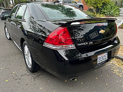 Key #16 Chevrolet Impala Limited LTZ Sedan 4D Key #16 Chevrolet Impala Limited LTZ Sedan 4D
